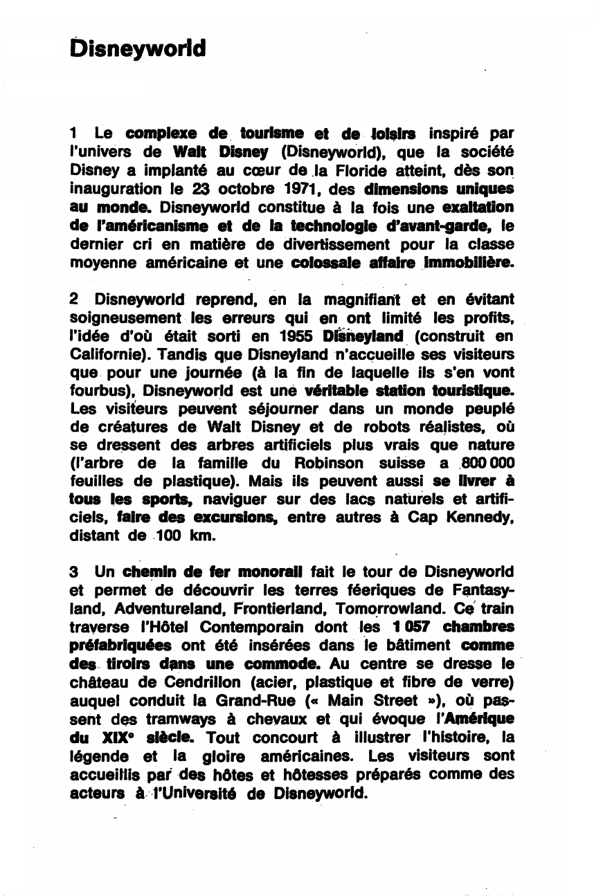 Prévisualisation du document Disneyworld