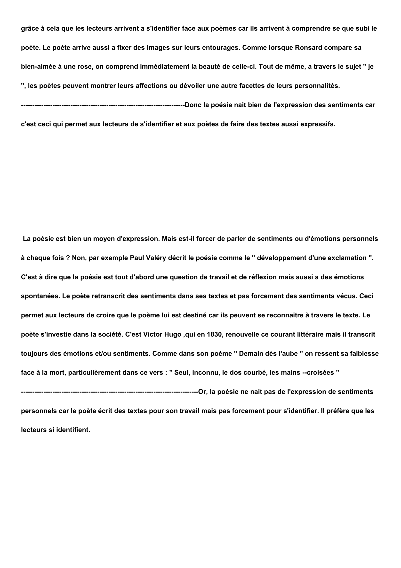 Prévisualisation du document Dissertation : La poésie doit-elle naitre de l'expression des sentiments personnels