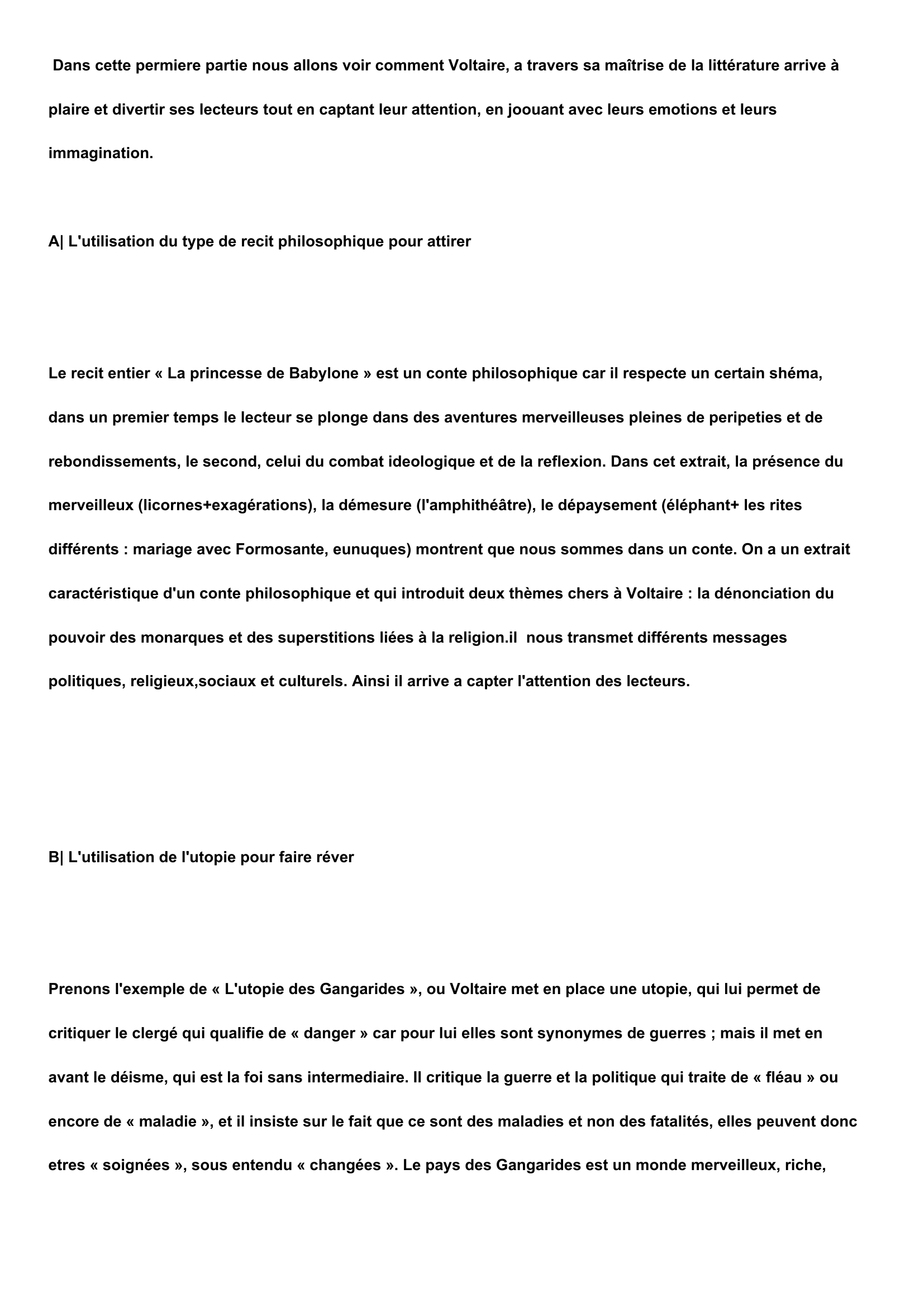 Prévisualisation du document dissertation "la princesse de babylone" de Voltaire