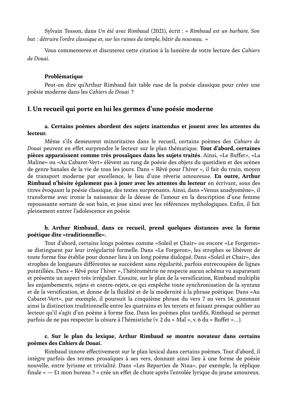 Prévisualisation du document Dissertation Sylvain Tesson, dans Un été avec Rimbaud