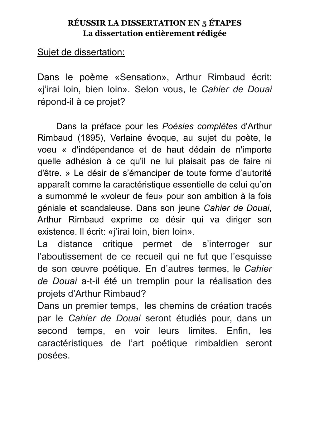 Prévisualisation du document Dissertation_Rimbaud_Sujet métropole 2024