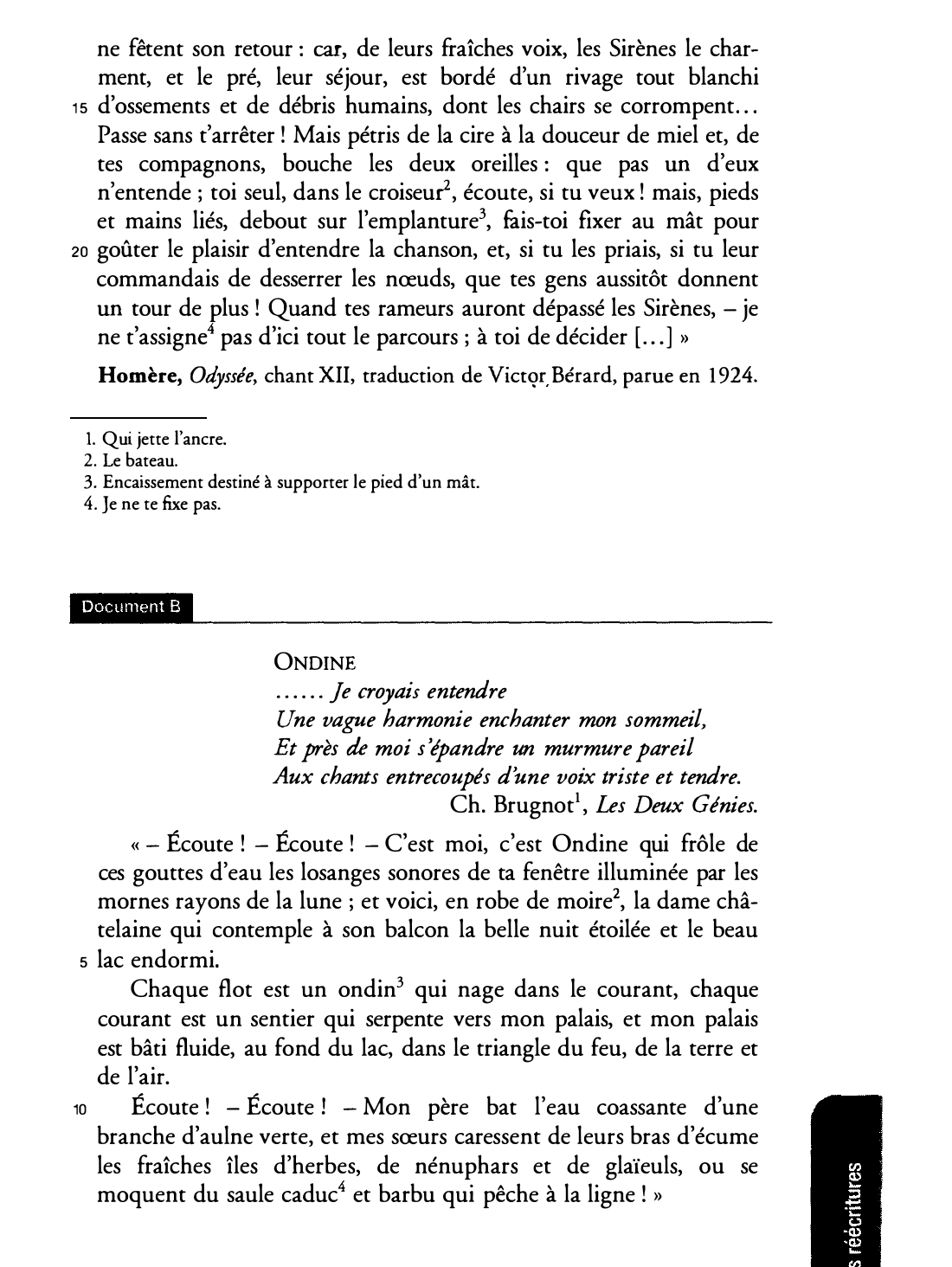 Prévisualisation du document ► Dites comment chaque document s’inspire du poème d’Homère. Votre réponse s’efforcera d’être synthétique.