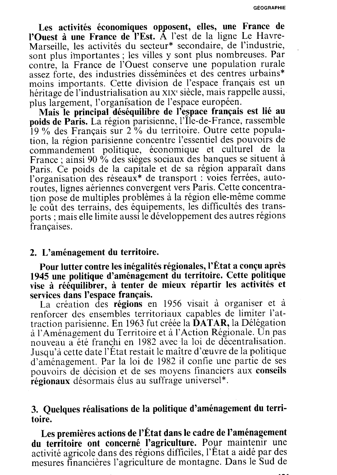 Prévisualisation du document Diversité et aménagement du territoire français