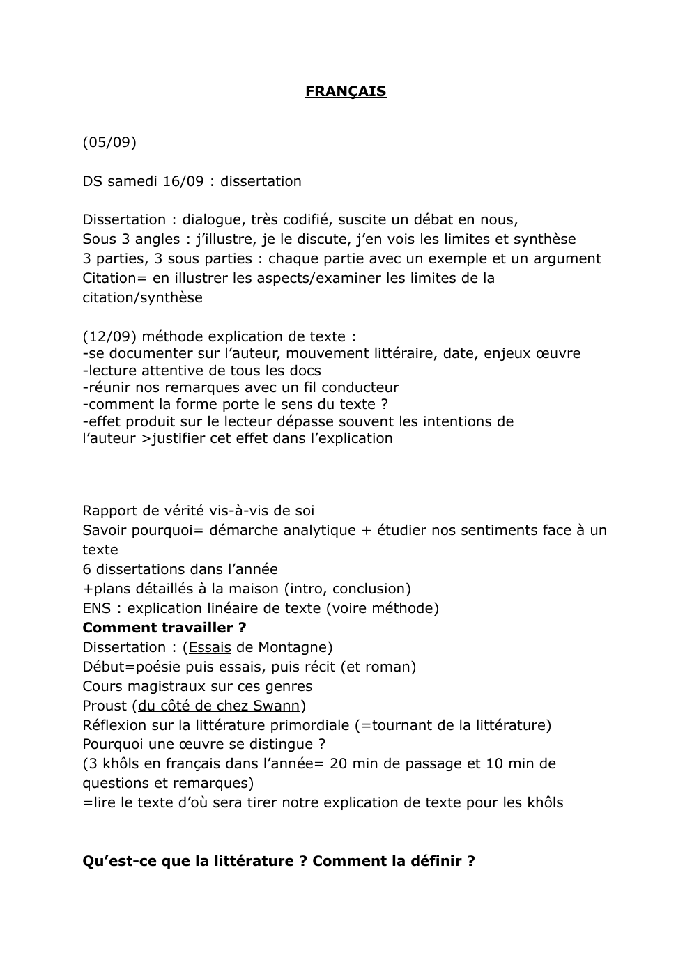 Prévisualisation du document document sur la littérature
