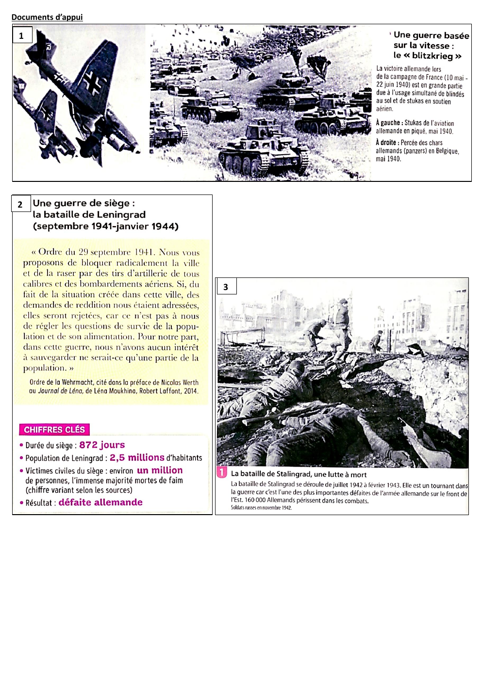 Prévisualisation du document Documents Seconde Guerre Mondiale (Terminale)