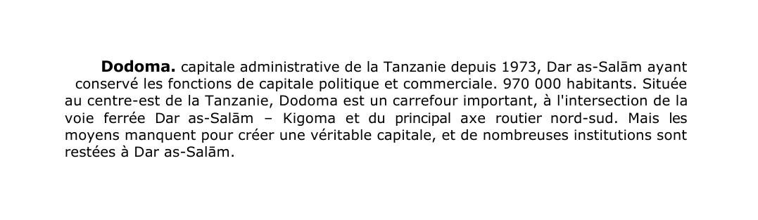 Prévisualisation du document Dodoma.