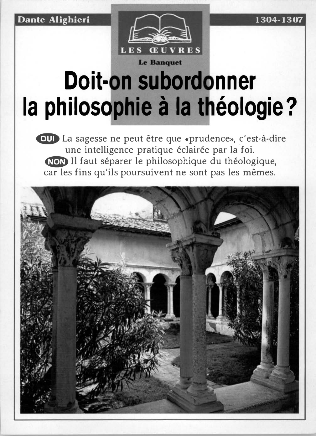 Prévisualisation du document Doit-on subordonner la philosophie à la théologie ?