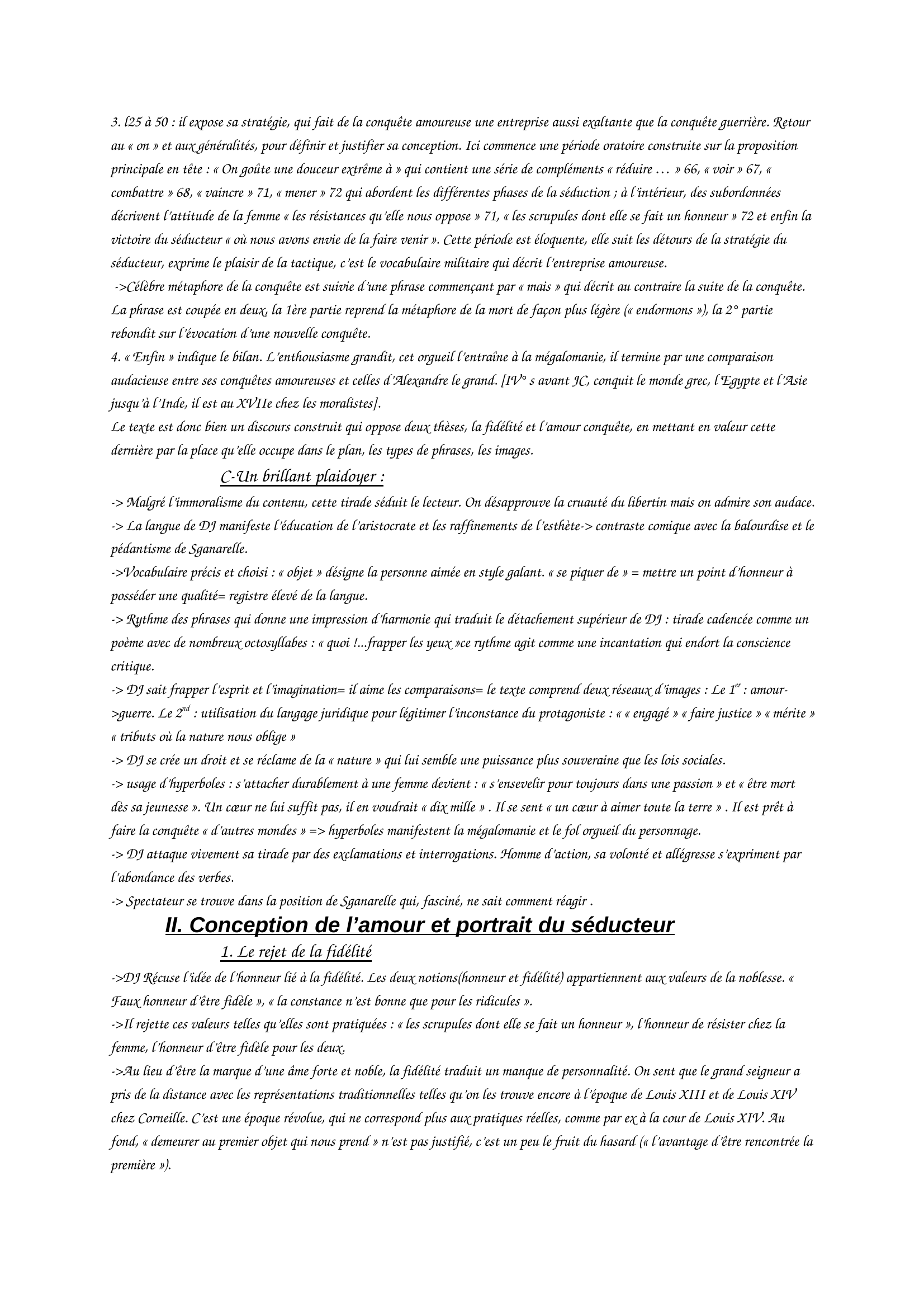 Prévisualisation du document Dom juan lect analytique