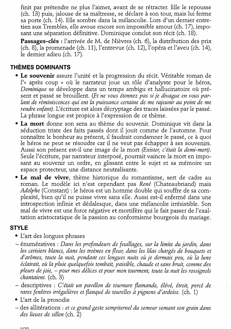 Prévisualisation du document Dominique de Eugène Fromentin (analyse détaillée)
