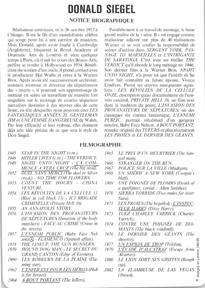 Prévisualisation du document DONALD SIEGEL