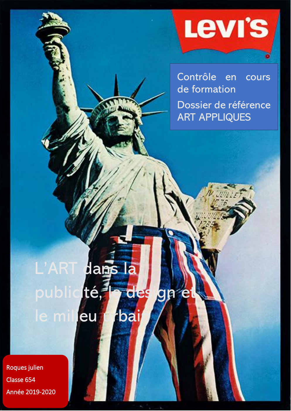 Prévisualisation du document Dossier Art Appliqué Bac Pro: L’ART dans la publicité, le design et le milieu urbain