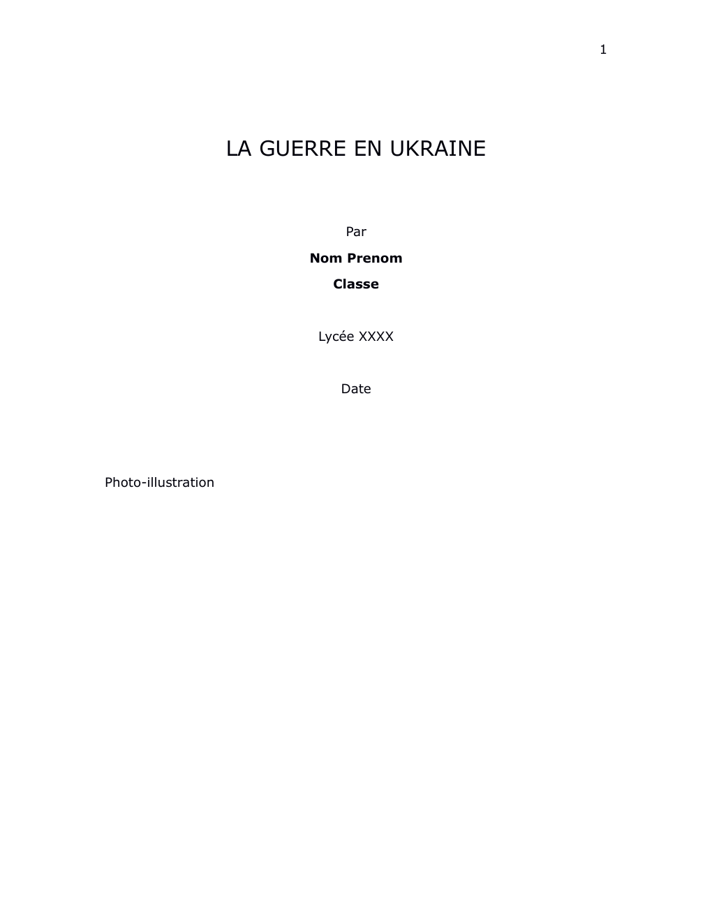 Prévisualisation du document Dossier: la guerre en Ukraine