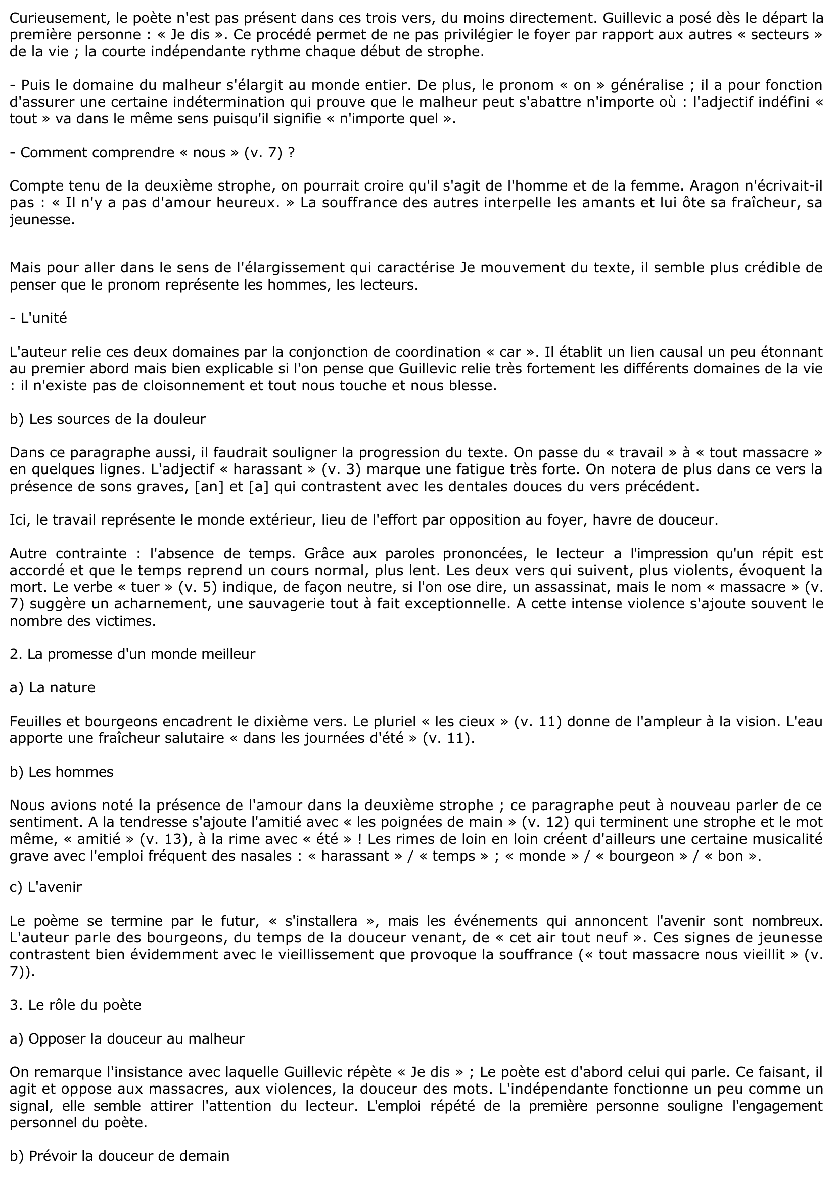 Prévisualisation du document Douceur - Eugène GUILLEVIC