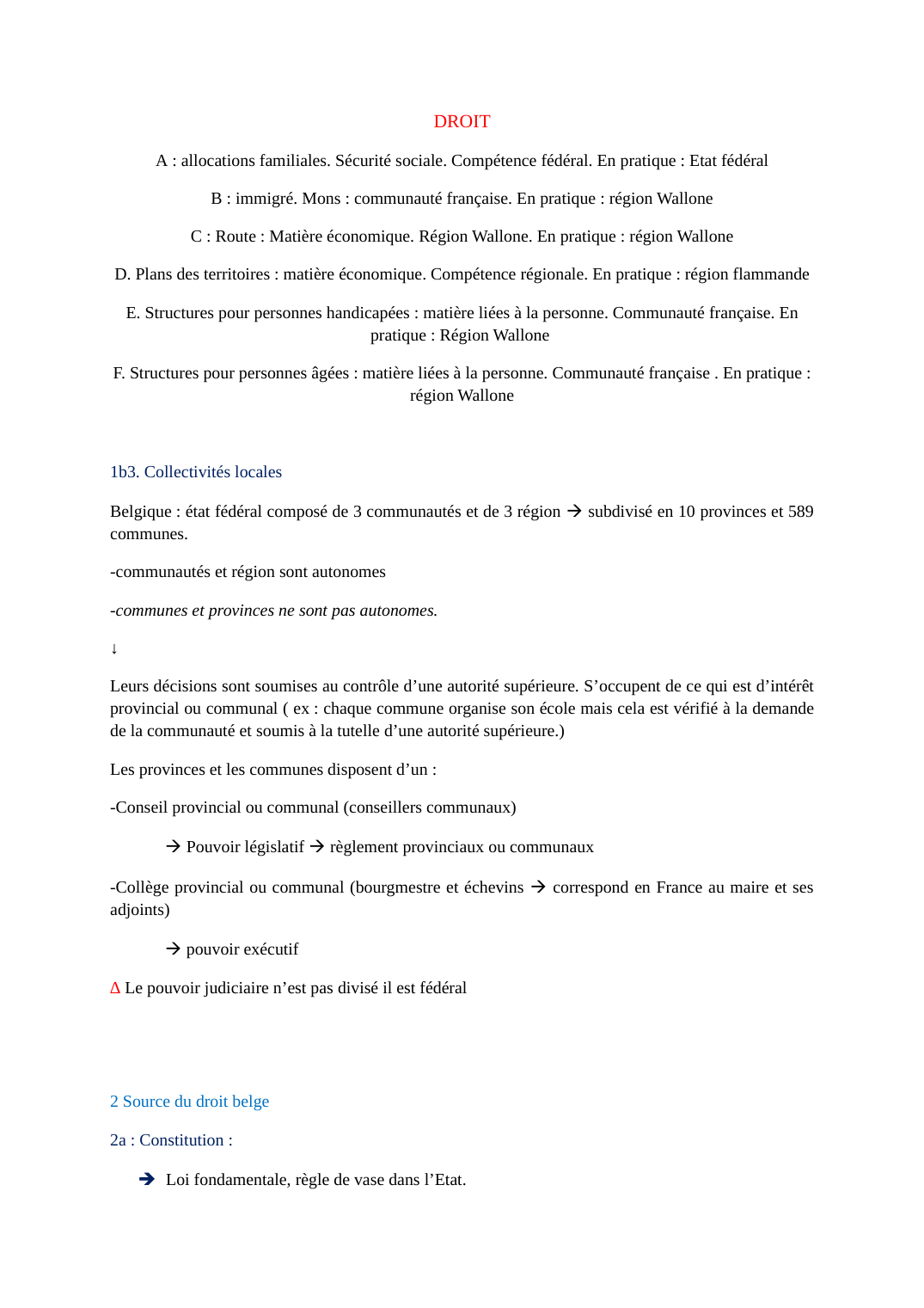 Prévisualisation du document droit belge