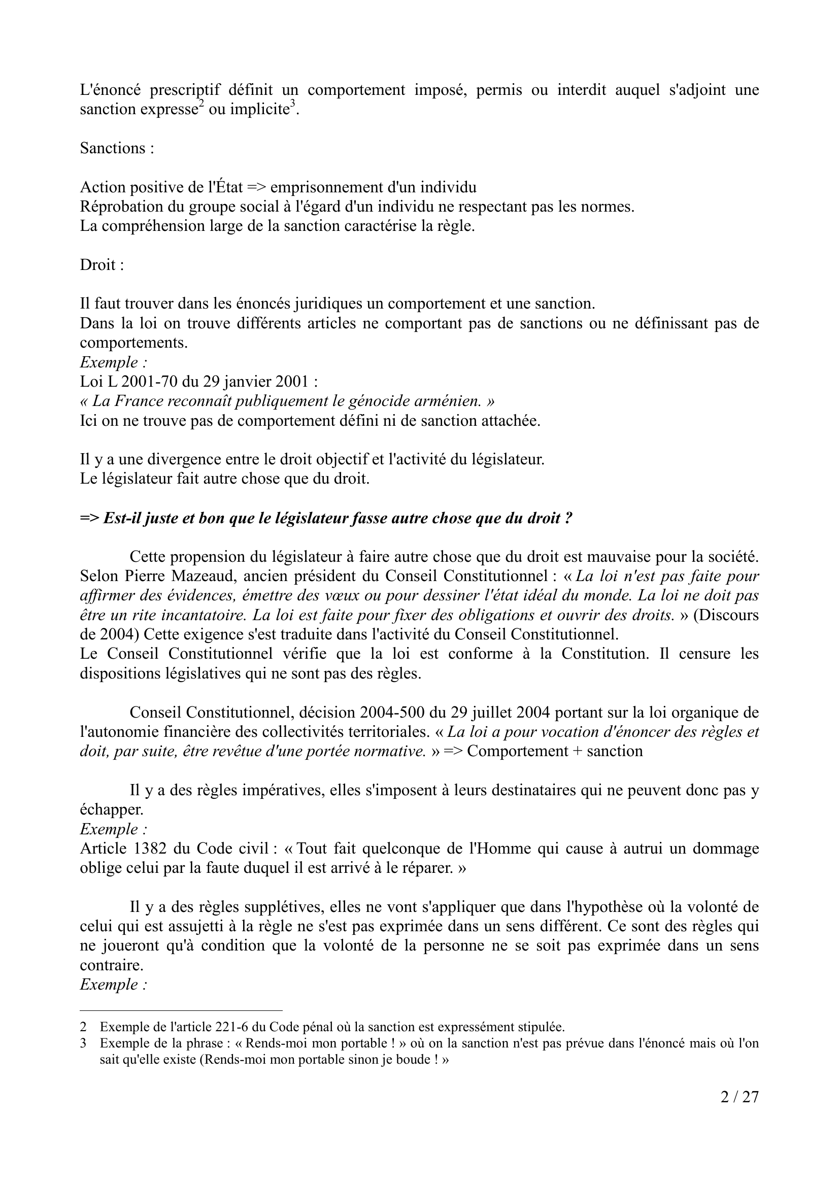 Prévisualisation du document Droit Civil - L1