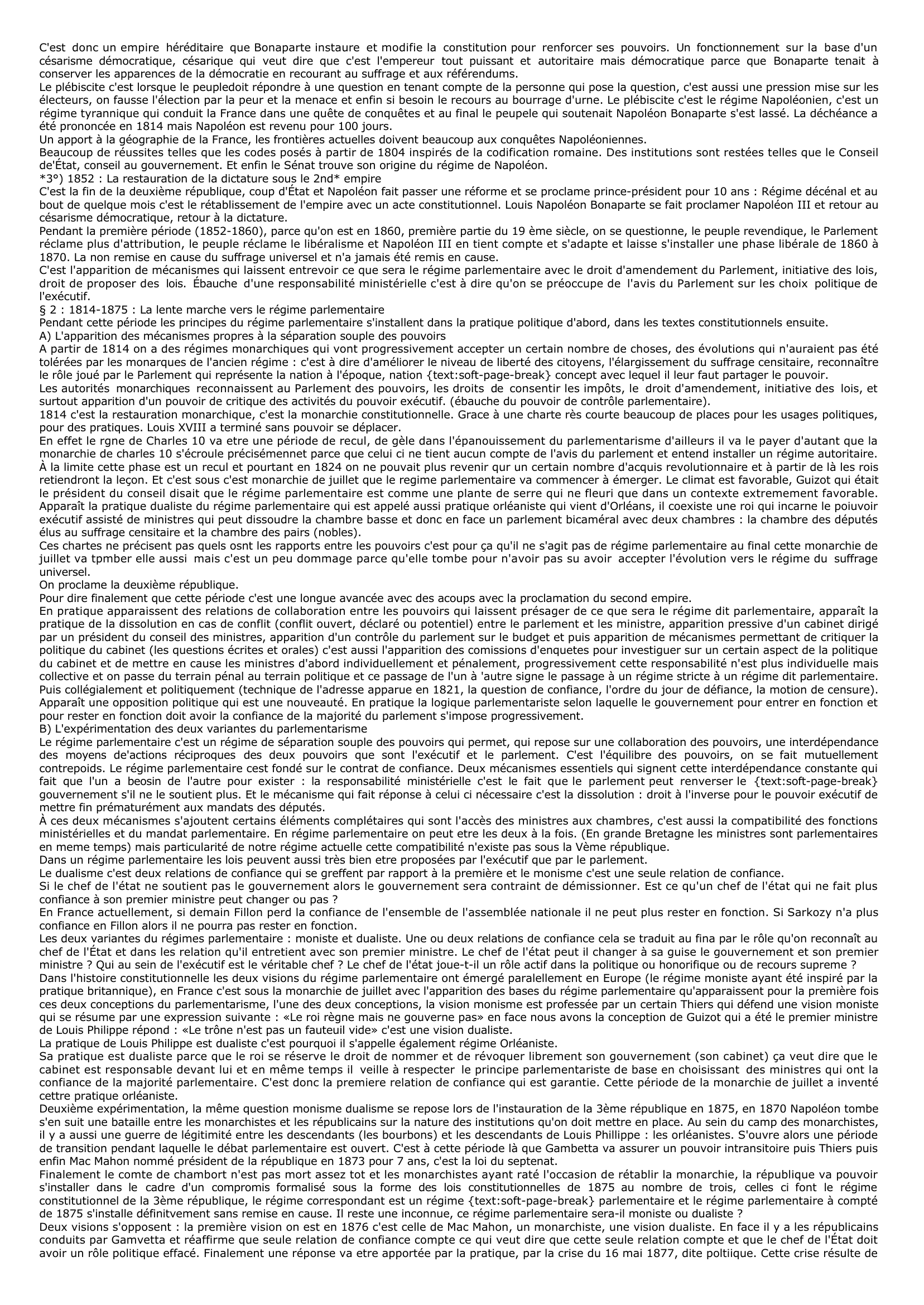 Prévisualisation du document DROIT CONSTITUTIONNEL DE LA Vème RÉPUBLIQUE