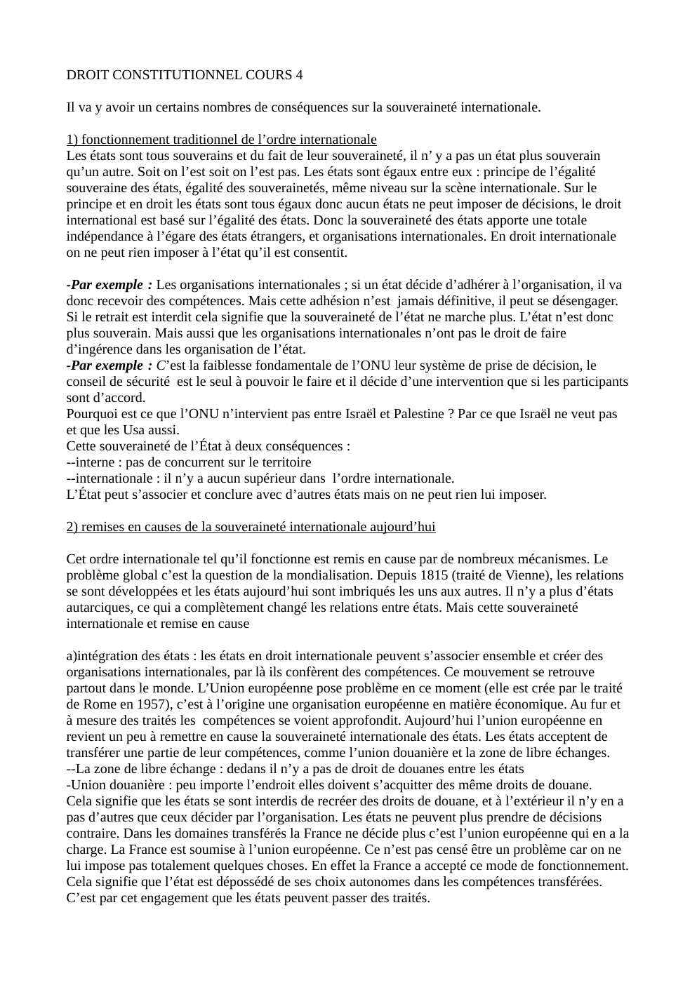 Prévisualisation du document Droit constitutionnel, souveraineté