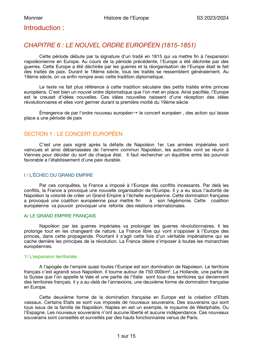 Prévisualisation du document Droit de l'europe