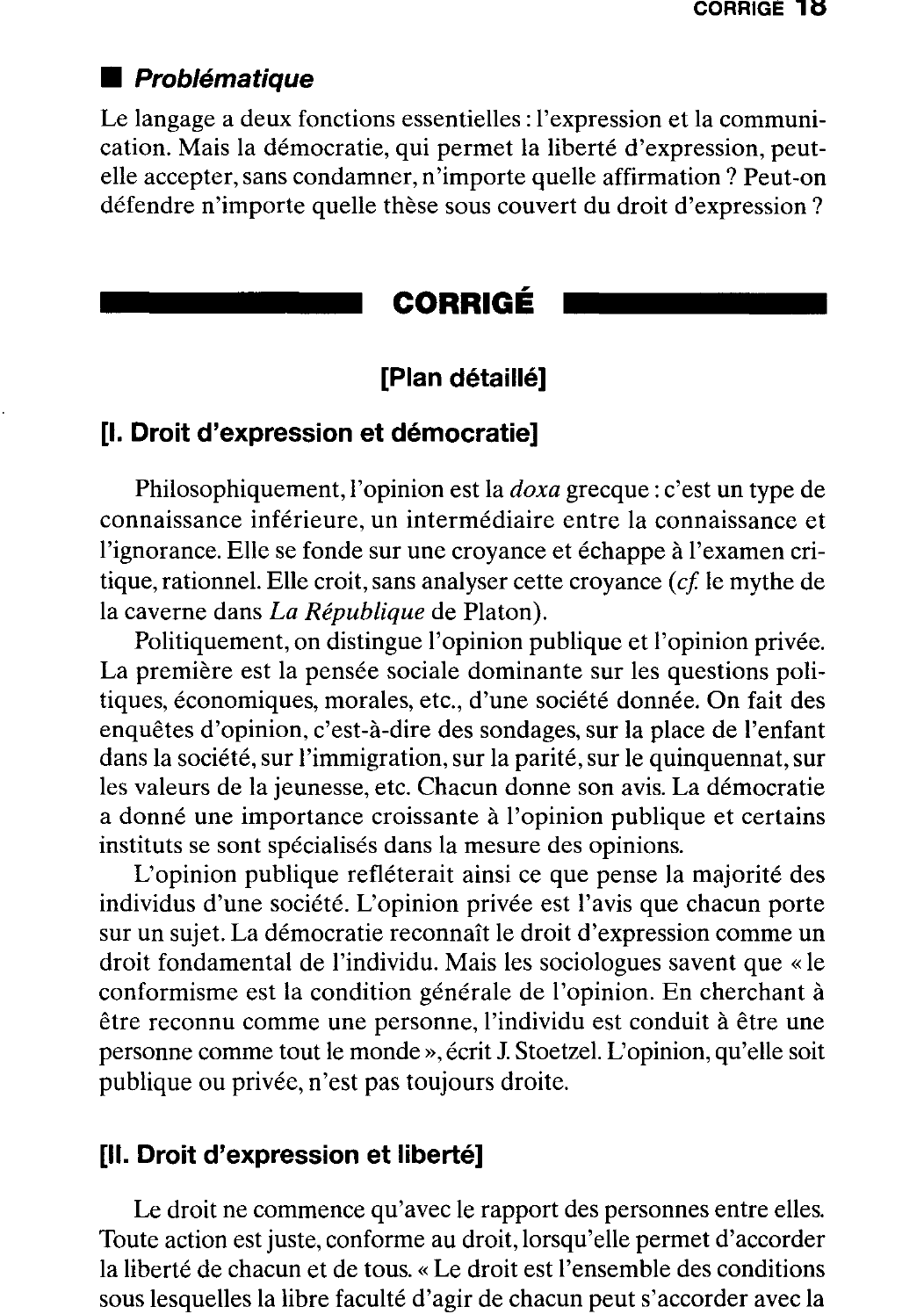 Prévisualisation du document Droit et Liberté d'expression ?