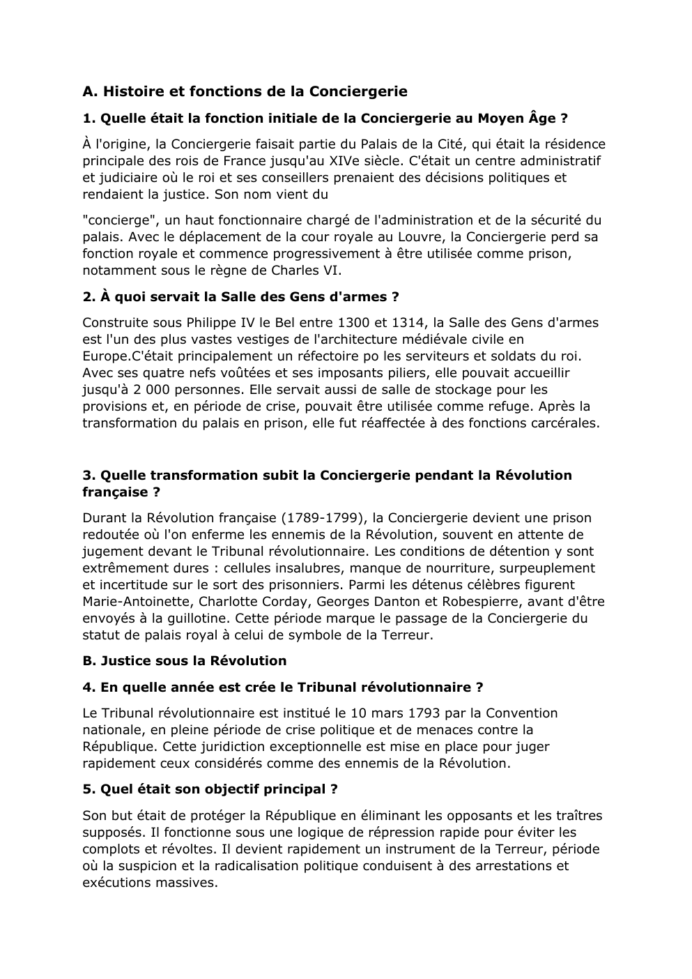 Prévisualisation du document droit étude de la conciergerie
