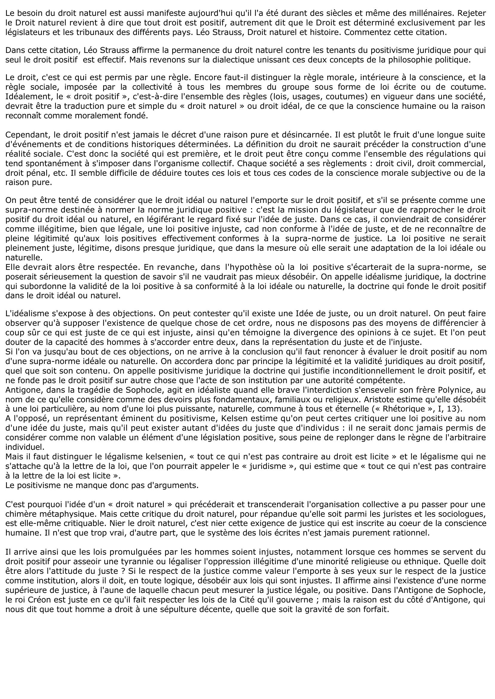 Prévisualisation du document DROIT NATUREL ET HISTOIRE,   Léo Strauss