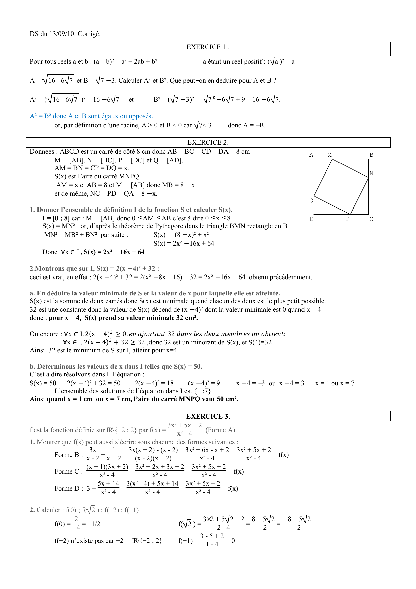 Prévisualisation du document ds de math