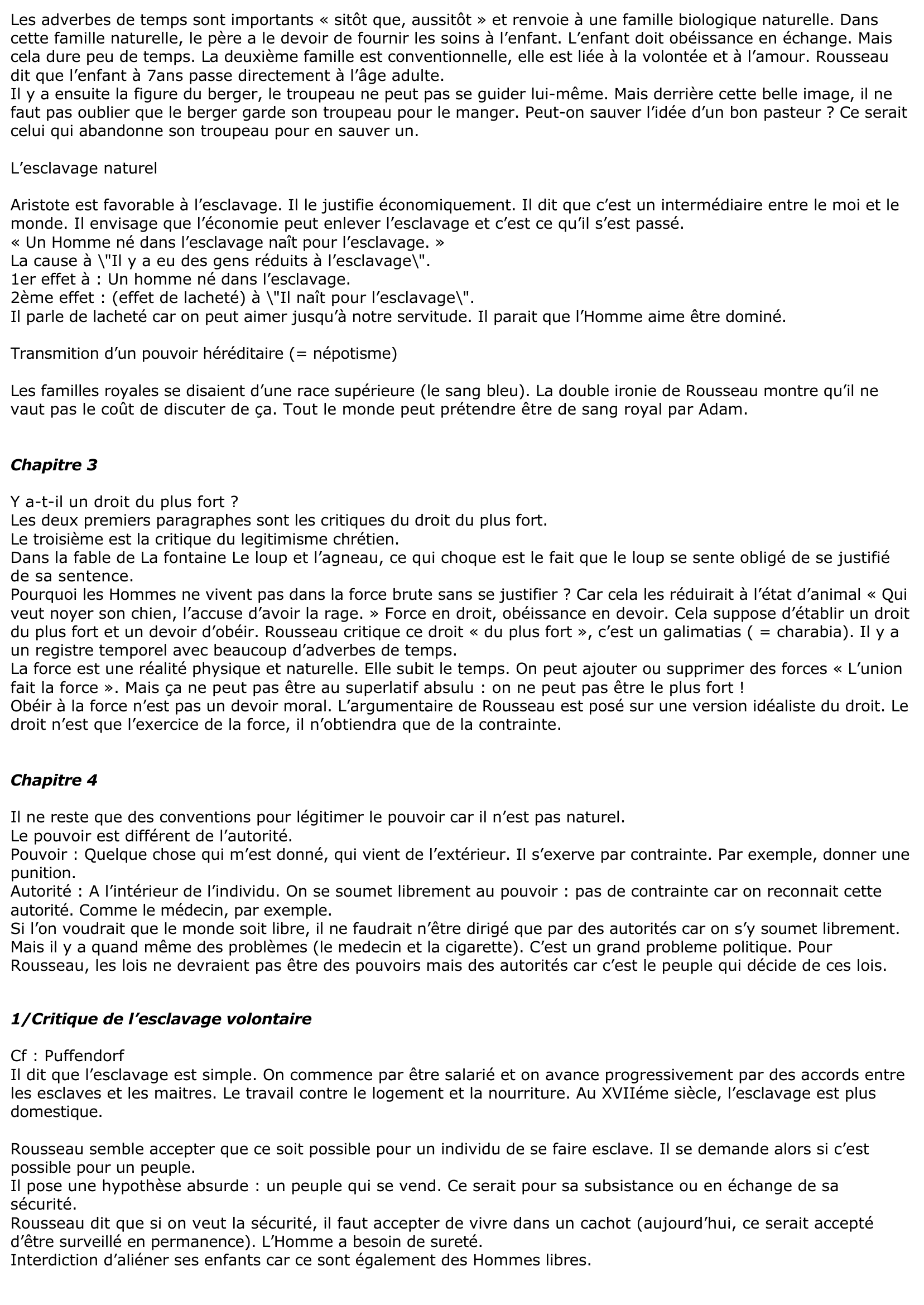 Prévisualisation du document Du contrat social - Jean-jacques Rousseau - Chapitres 1 à 4