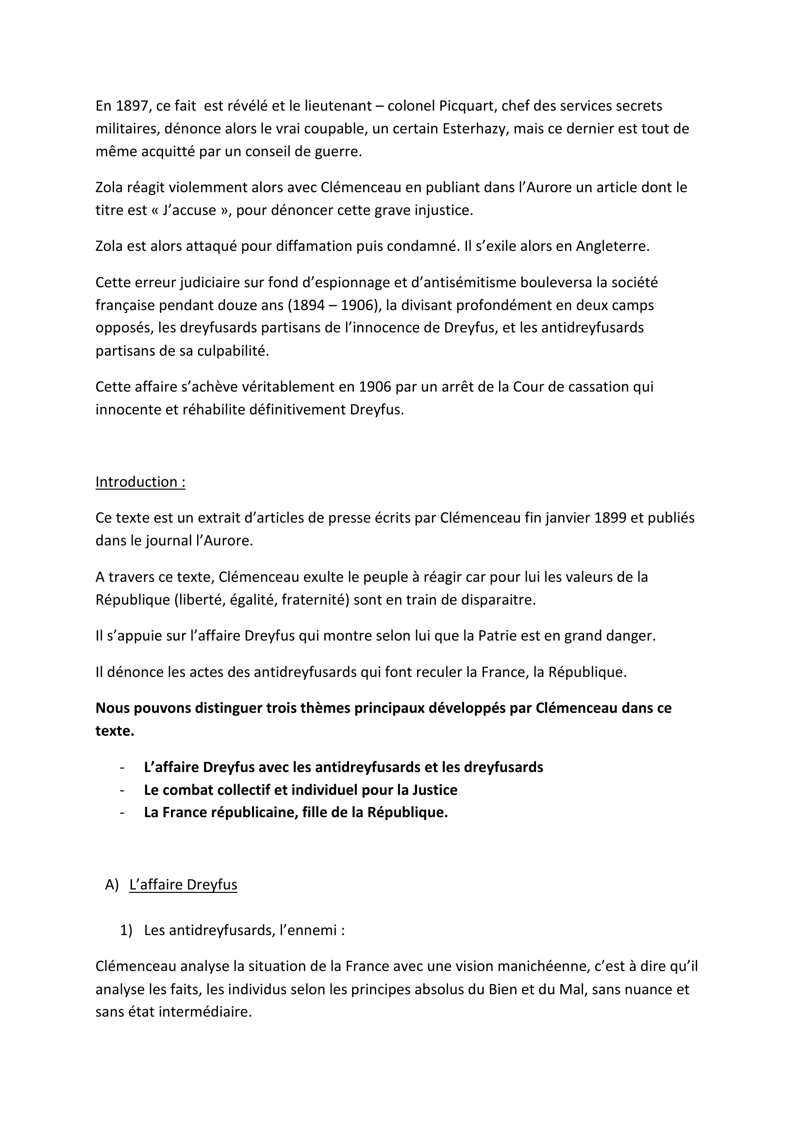 Prévisualisation du document Du sang – Georges Clémenceau – L’Aurore