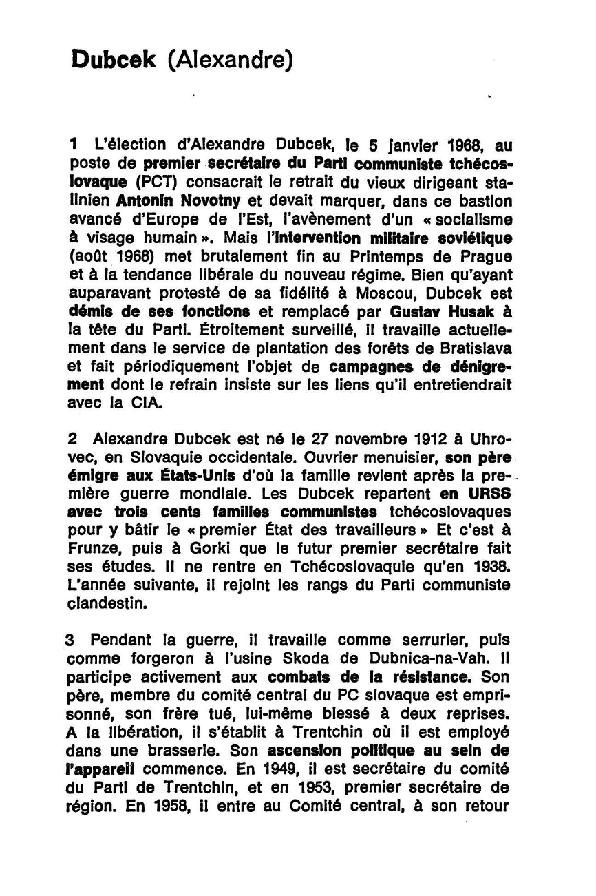 Prévisualisation du document Dubcek Alexander