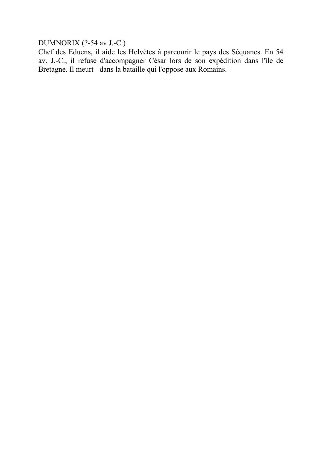 Prévisualisation du document DUMNORIX (?