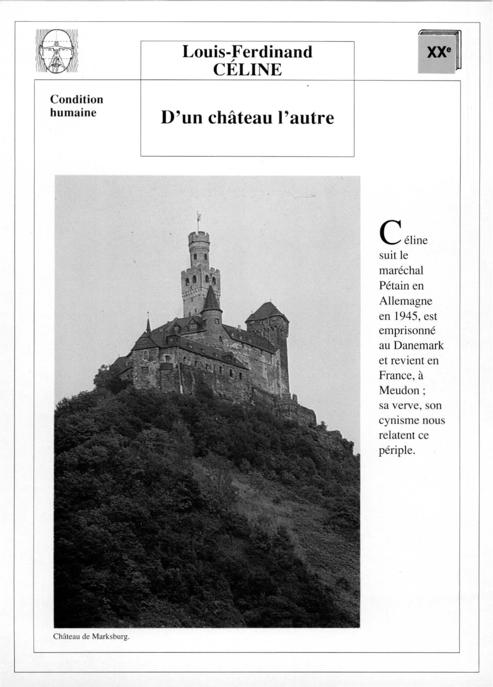 Prévisualisation du document D'UN CHÂTEAU L'AUTRE, de L.-F. Céline