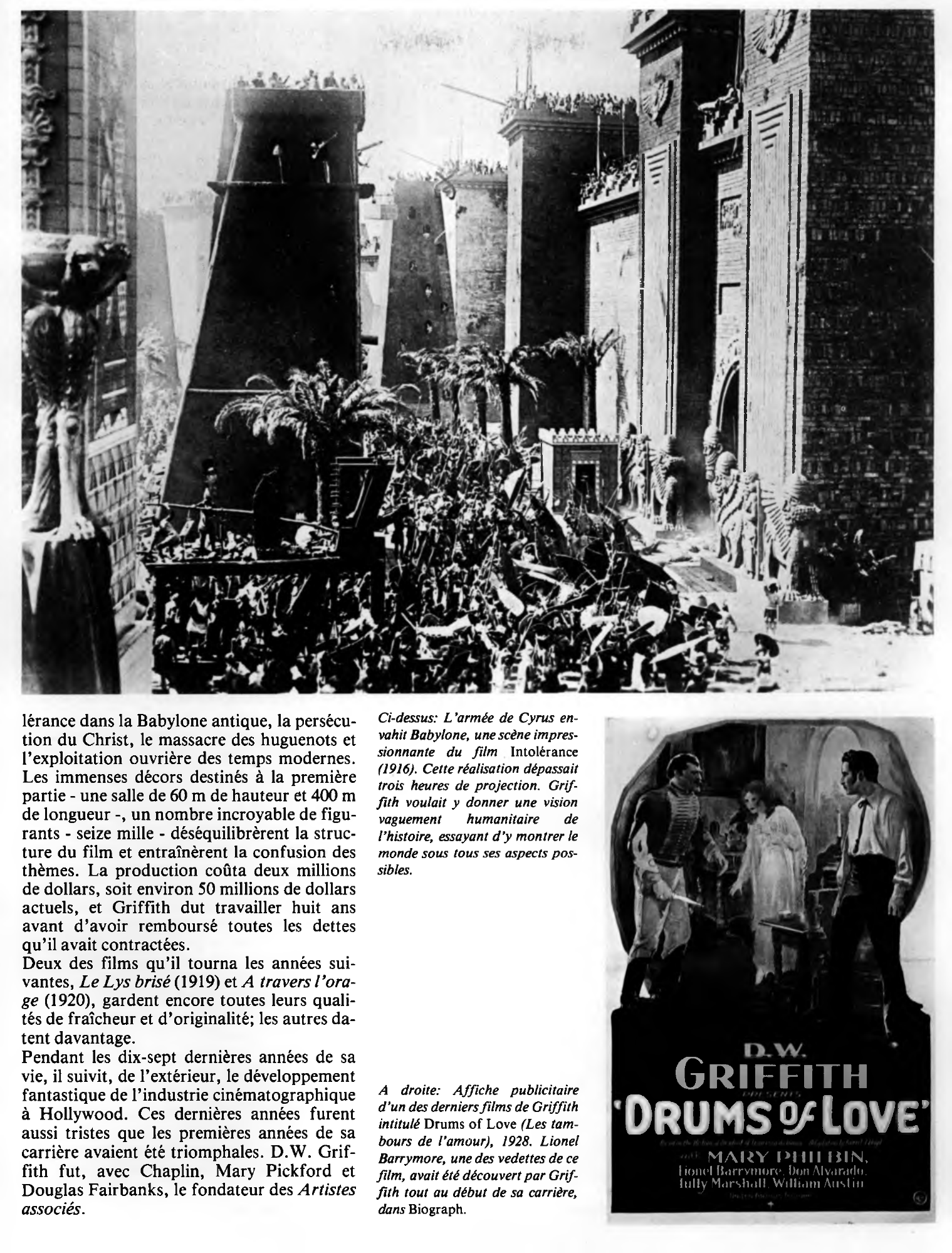 Prévisualisation du document D.W. Griffith (1875-1948) - cinéma