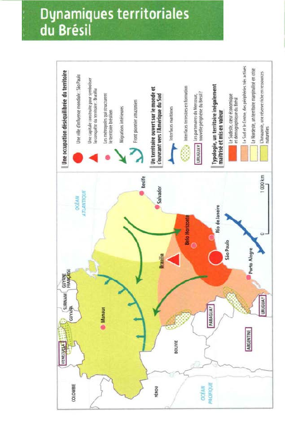 Prévisualisation du document Dynamiques territoriales du Brésil (Histoire-Géographie)