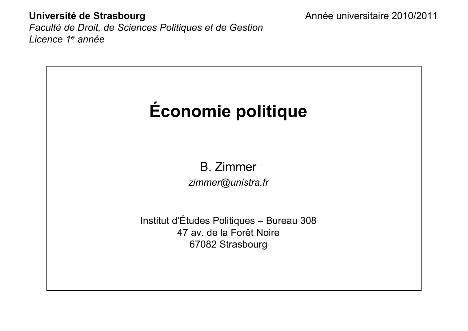 Prévisualisation du document économie