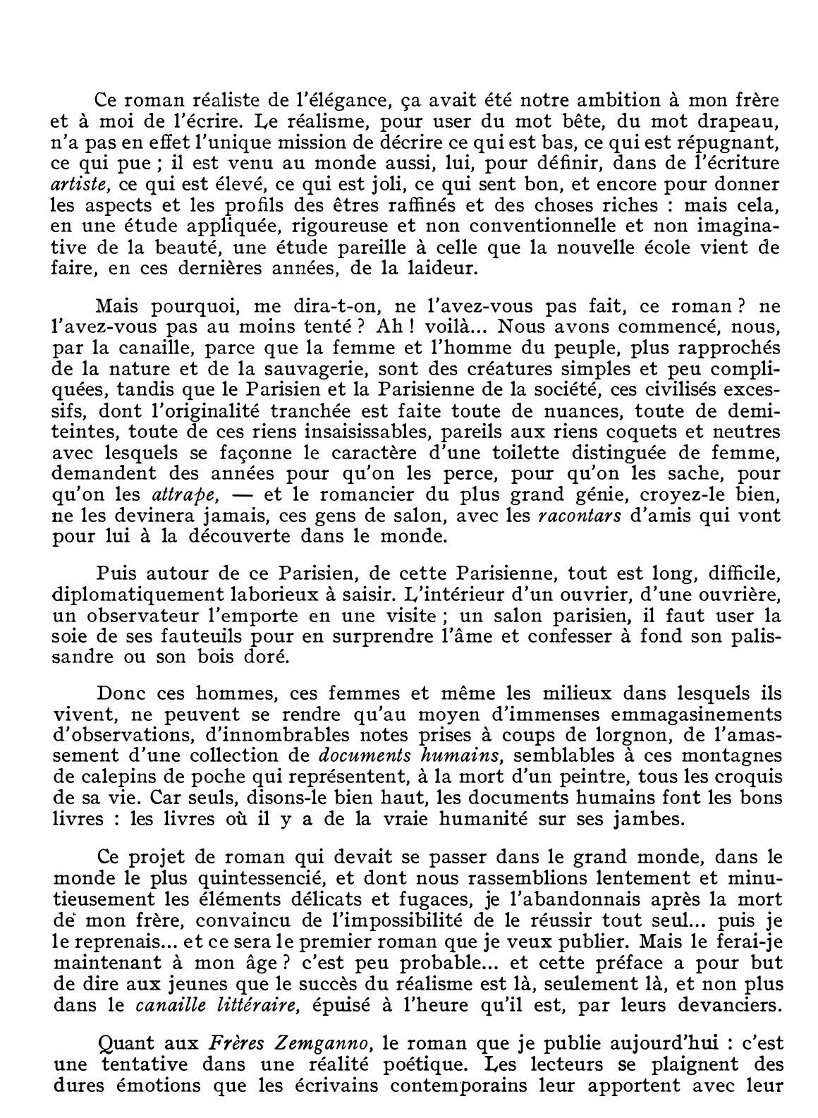Prévisualisation du document Edmond DE GONCOURT : Le romancier réaliste doit peindre aussi « les milieux d’éducation et de distinction »