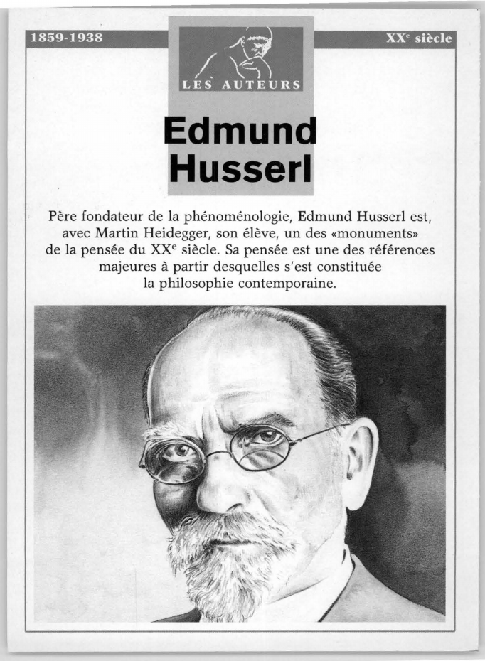 Prévisualisation du document Edmund Husserl