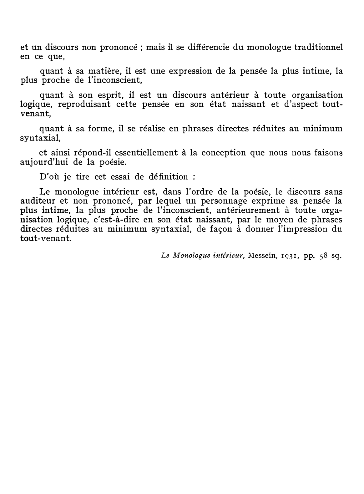 Prévisualisation du document Édouard DUJARDIN (1861-1949)  Définition du monologue interieur