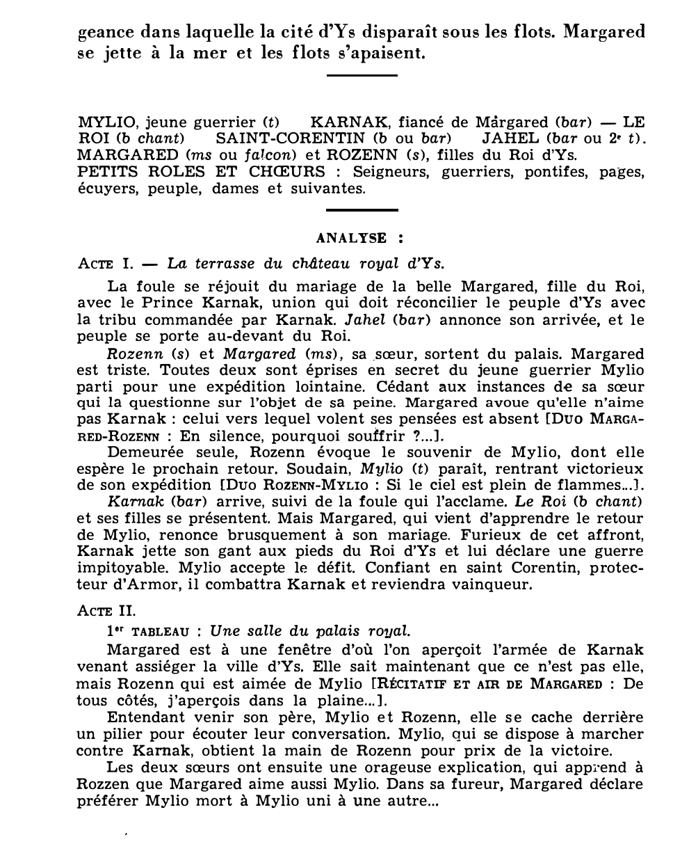 Prévisualisation du document Edouard LALO: LE ROI D’YS (résumé et analyse de l’œuvre – Répertoire lyrique)