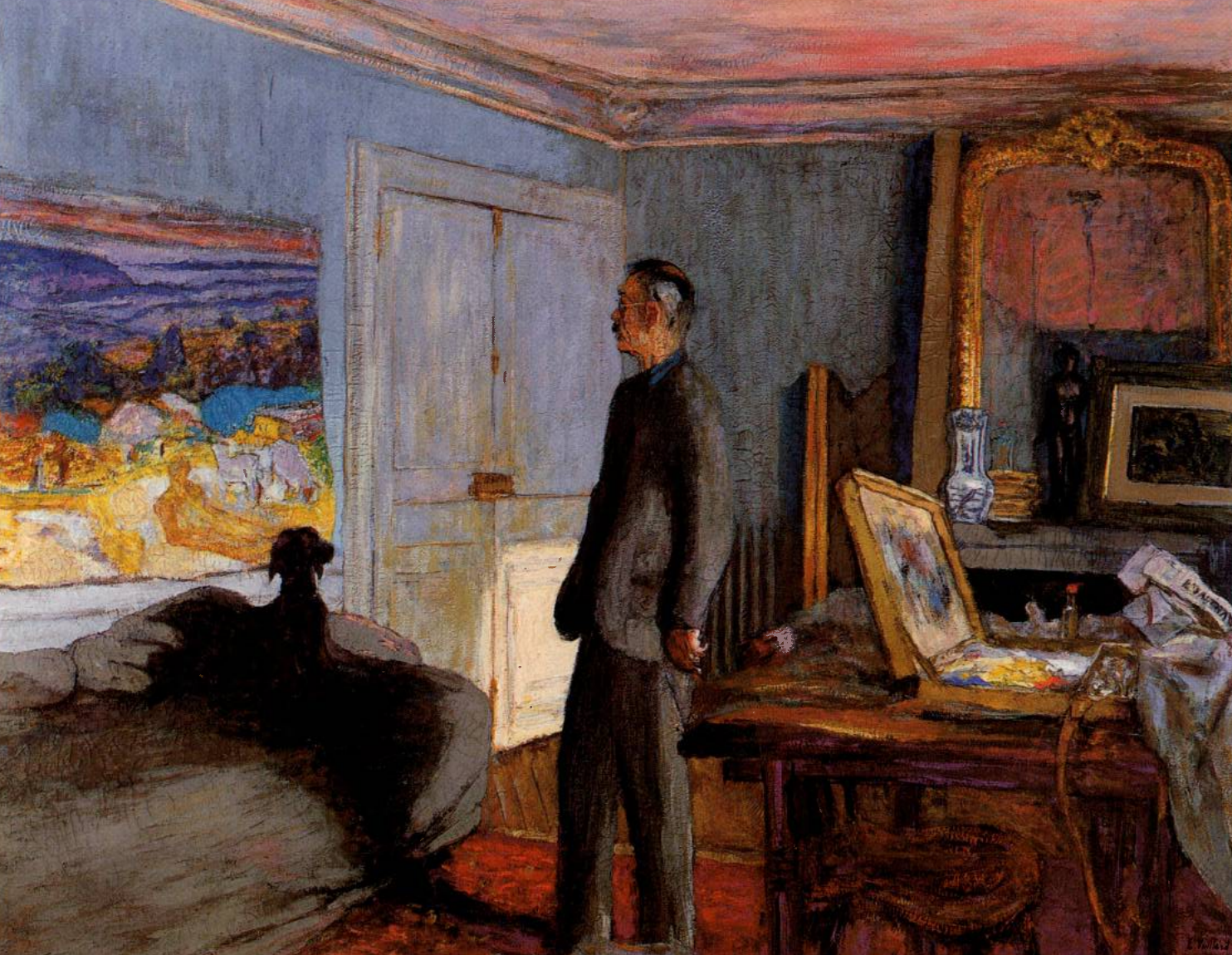 Prévisualisation du document Édouard VUILLARD:
PORTRAIT DE BONNARD.