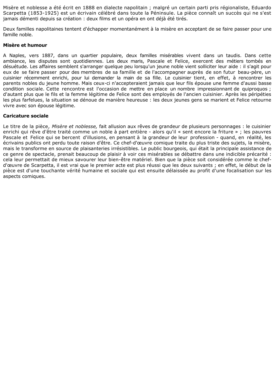 Prévisualisation du document Eduardo SCARPETTA: Misère et noblesse (Résumé & Analyse)