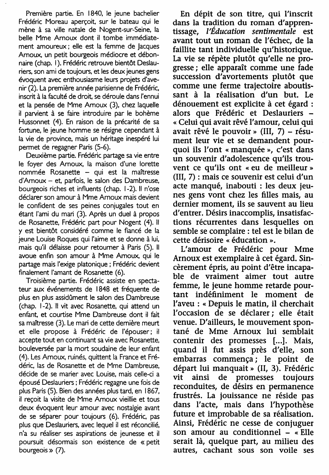 Prévisualisation du document Éducation sentimentale (L'), histoire d'un jeune homme. (analyse détaillée) de Gustave Flaubert