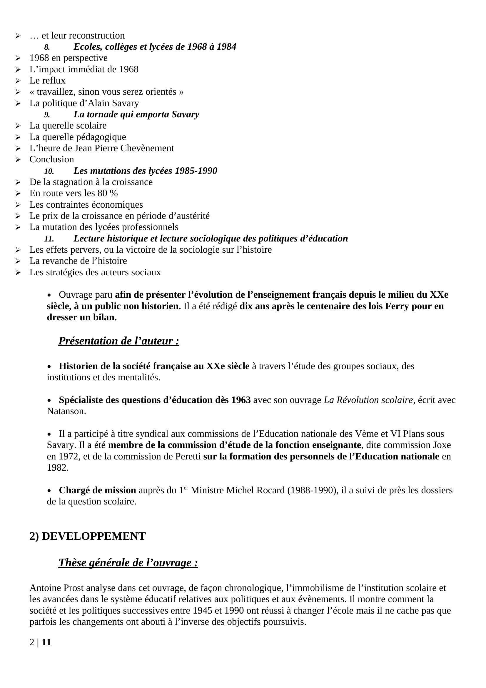 Prévisualisation du document Education, société et politiques