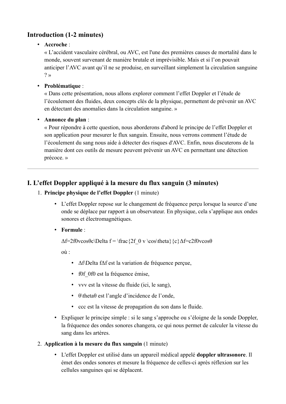 Prévisualisation du document effet doppler et avc