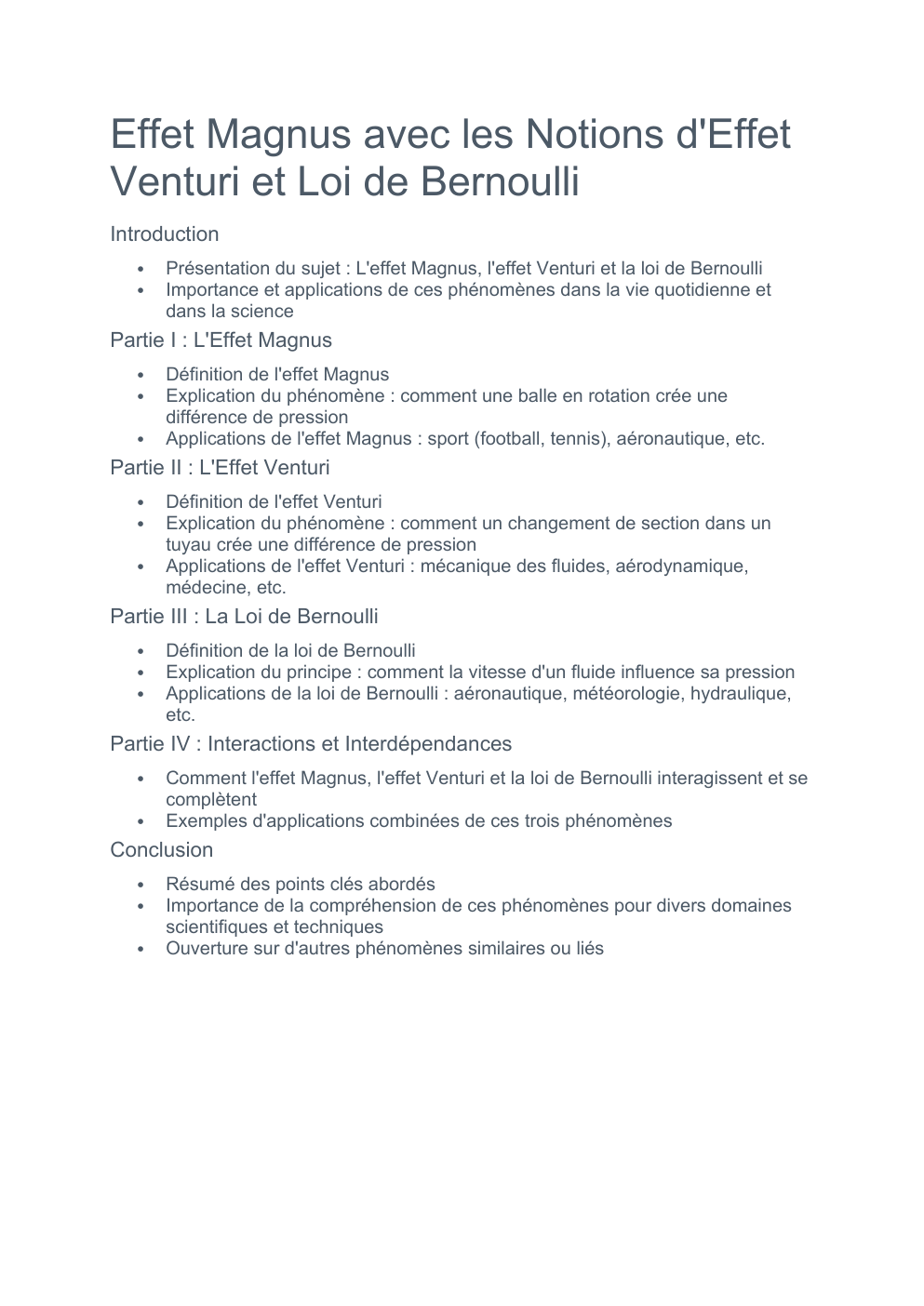 Prévisualisation du document Effet Magnus avec les Notions d'Effet Venturi et Loi de Bernoulli