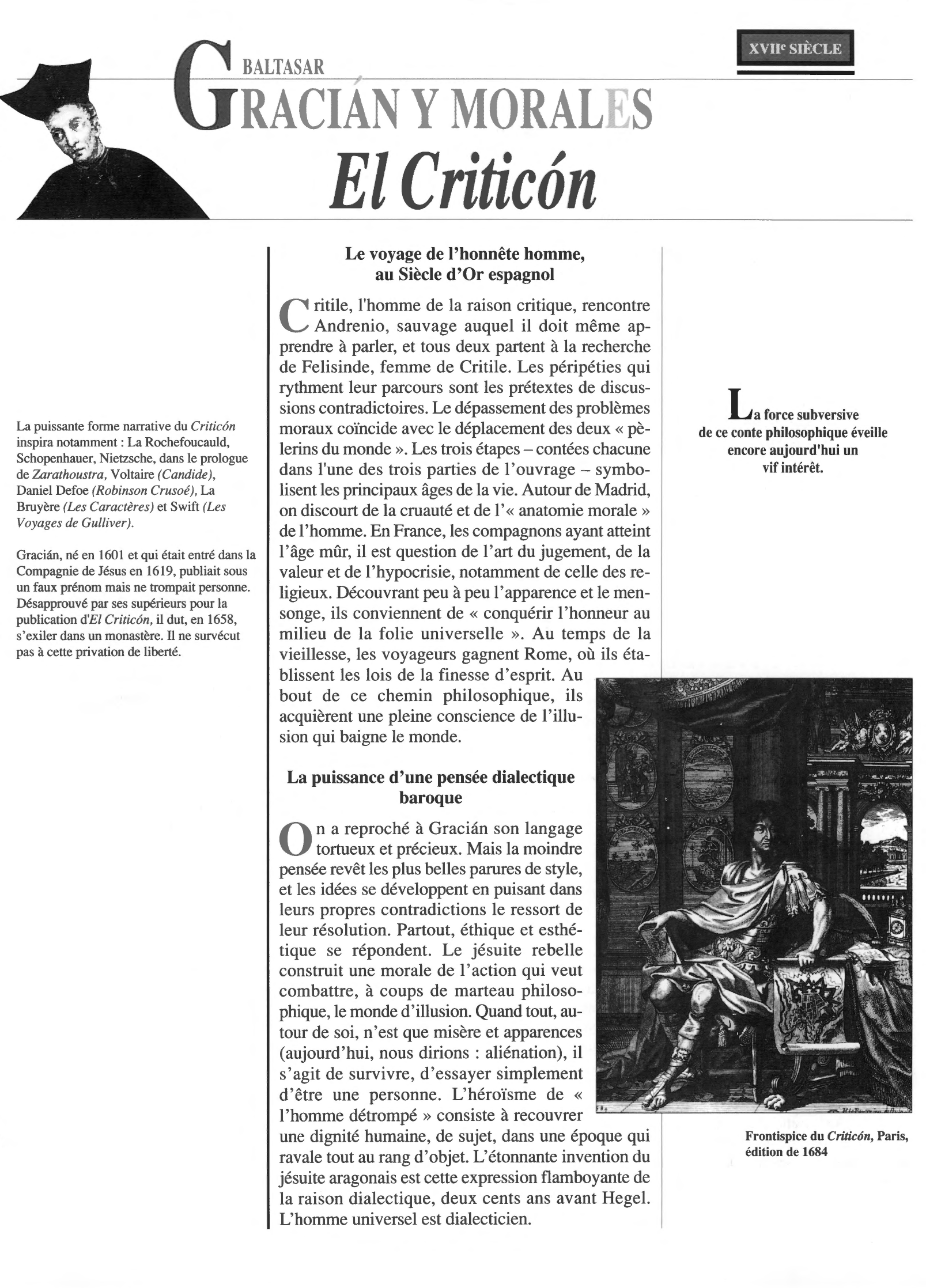 Prévisualisation du document El Criticon