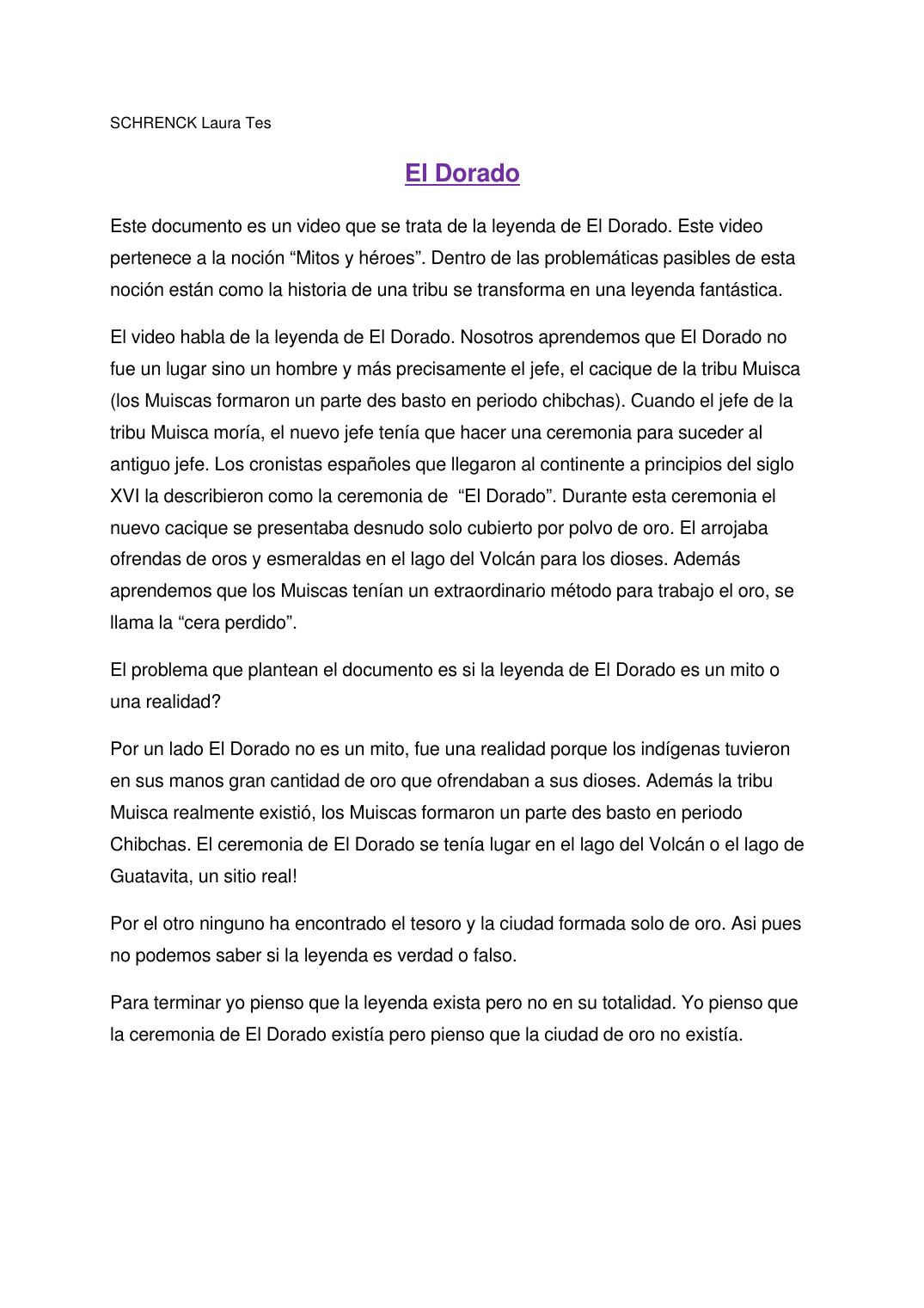 Prévisualisation du document EL DORADO