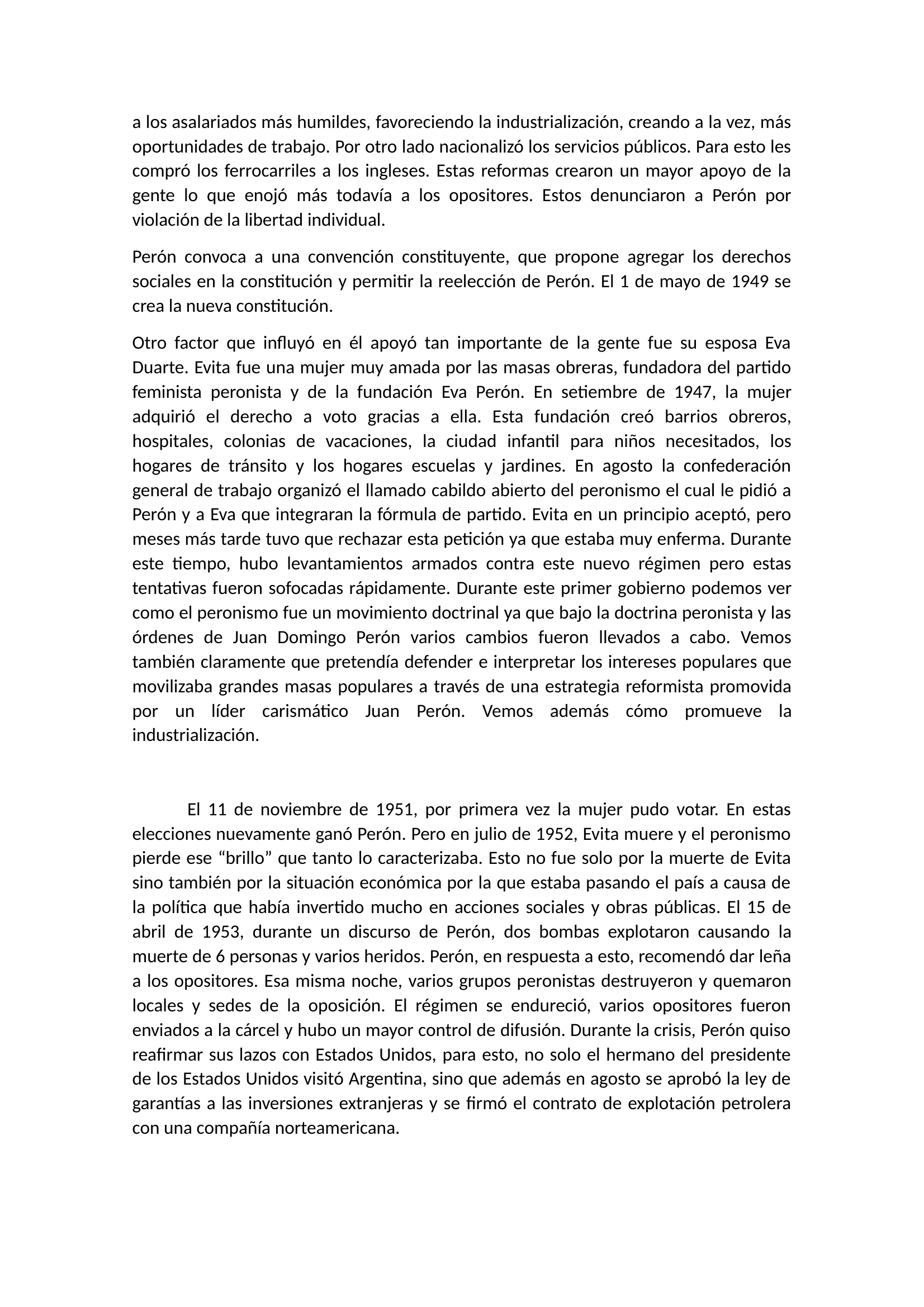 Prévisualisation du document El populismo (espagnol)