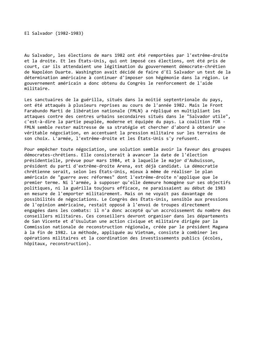 Prévisualisation du document El Salvador (1982-1983)