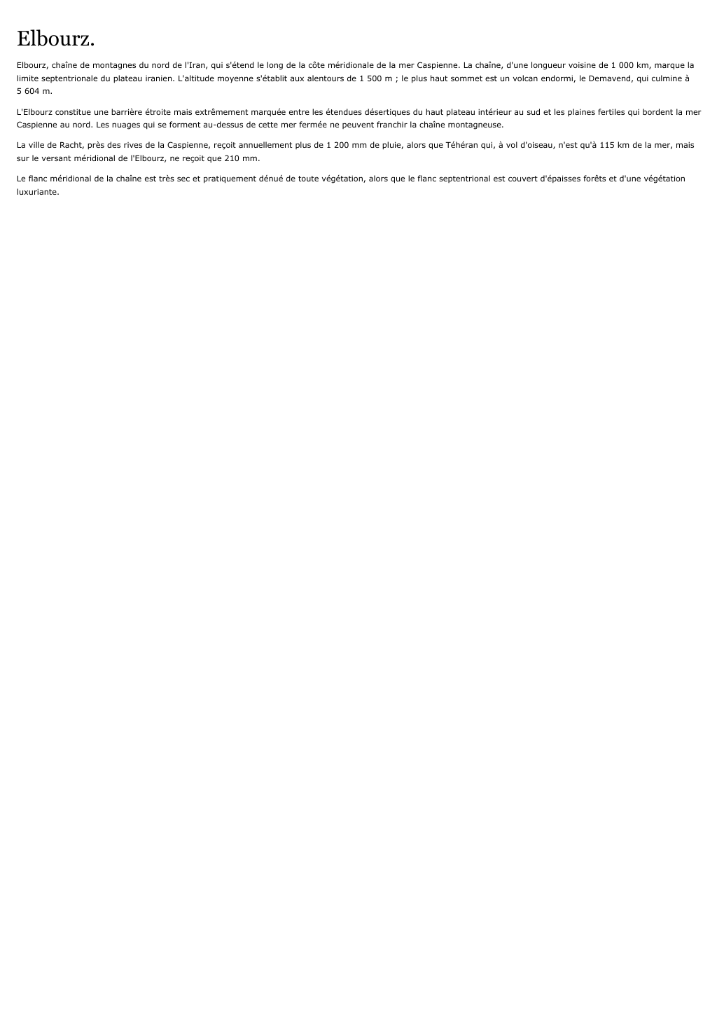 Prévisualisation du document Elbourz.