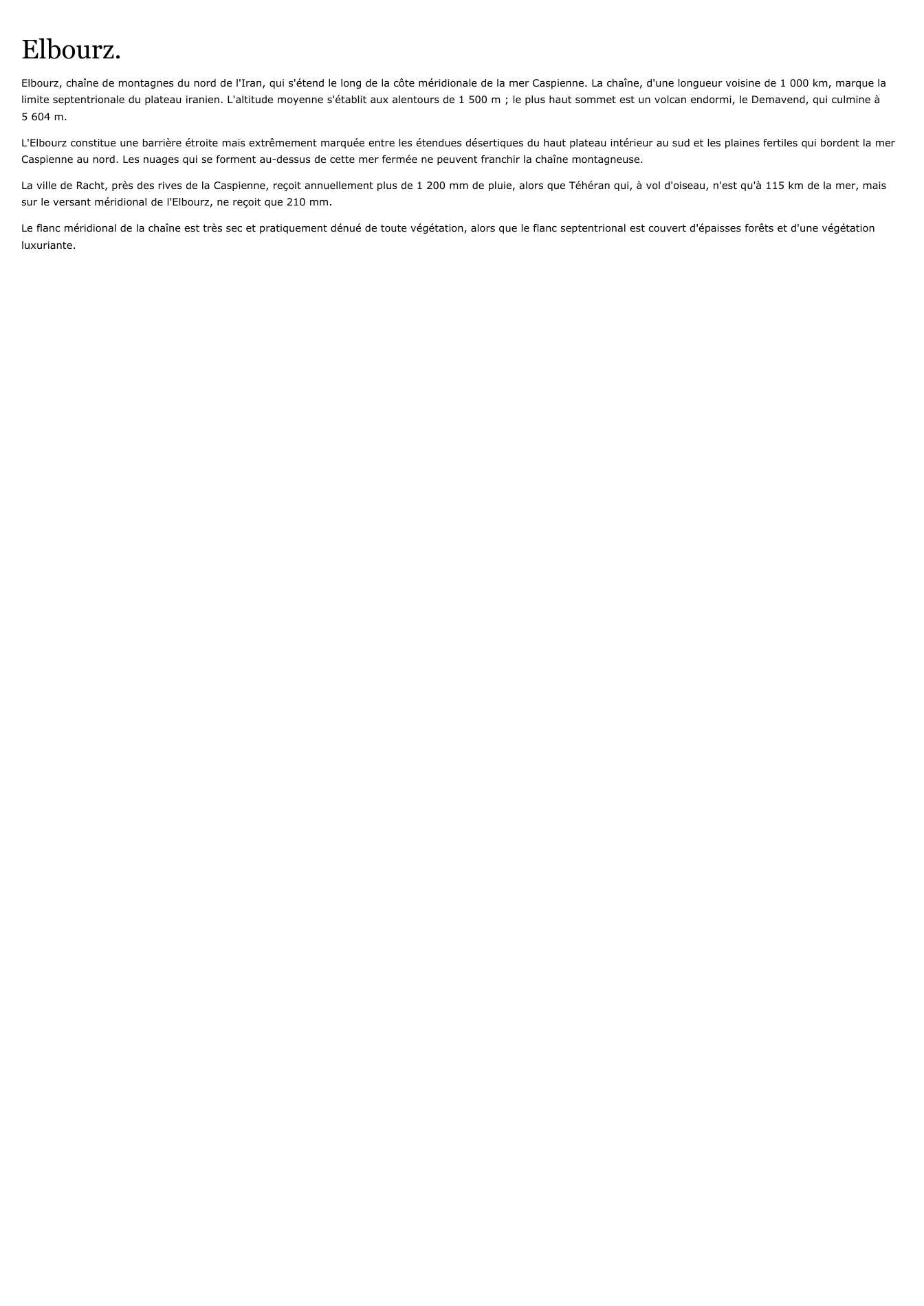 Prévisualisation du document Elbourz.